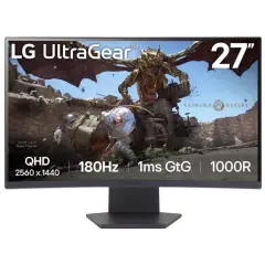 Monitor LG UltraGear 68,6 cm (27,0") 27GS60QC monitor, IPS/VA, 16:9, 2560x1440, pivot, HDMI, Display port, USB