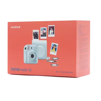 instax by FUJIFILM mini 12 Sky Blue bundle