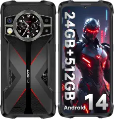 CUBOT pametni robustni telefon Kingkong 9 6.58" 12GB+512GB dual sim 4G , črna