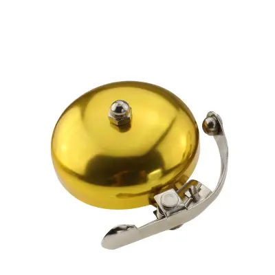 Klasični zvonec za kolo - glasen in jasen zvok za varno kolesarjenje Gold