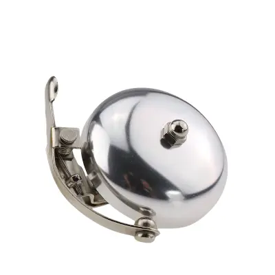 Klasični zvonec za kolo - glasen in jasen zvok za varno kolesarjenje Silver