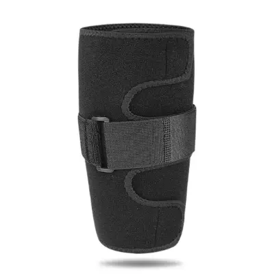 Športna kompresijska naramnica za noge Black