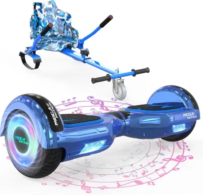 A03 Hoverboard s sedežem, Bluetooth, LED luči