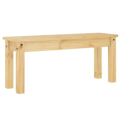 vidaXL Jedilna klop Panama 105x30x45 cm trdna borovina