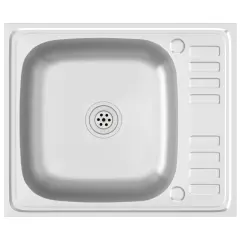 vidaXL Kuhinjsko pomivalno korito z odcejalnikom 600x500x155 mm