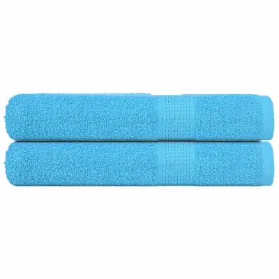vidaXL Brisače za savno 2 kos turkizna 80x200 cm 360 gsm 100% bombaž