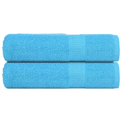 vidaXL Kopalne brisače 2 kos turkizna 100x150 cm 360 gsm 100% bombaž