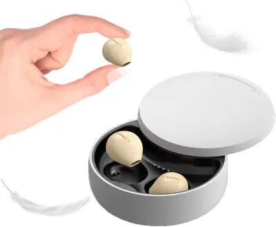 Mini brezžične Bluetooth slušalke za spanje za majhna ušesa Mini ušesne vodotesne slušalke Lahek HiFi stereo zvok z mikrofonom za delo, šport