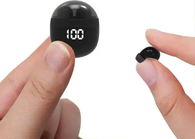 Slušalke žepne velikosti Majhne mini brezžične Bluetooth slušalke Dolg čas predvajanja IPX5 Vodoodporne lahke brezžične slušalke