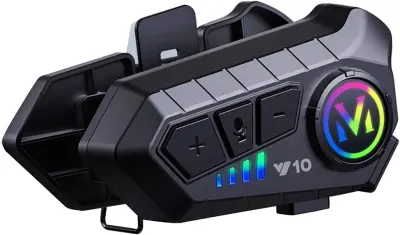 Motoristična čelada Intercom 32H Motoristična čelada Bluetooth integrirana slušalka Prostoročni zvočniki Brezžične motoristične slušalke, podpirajo pr