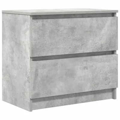 vidaXL TV omarica betonsko siva 60x35x54 cm inženirski les