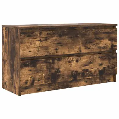 vidaXL TV omarica dimljeni hrast 100x35x54 cm inženirski les