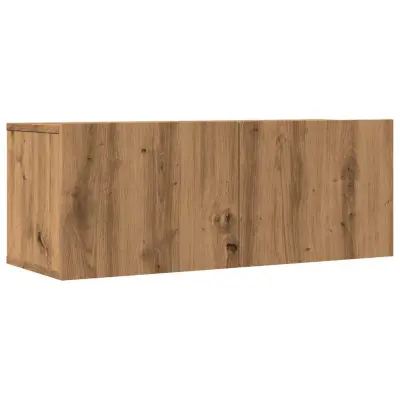 vidaXL Stenske TV omarice 2 kosa artisan hrast 80x30x30 cm