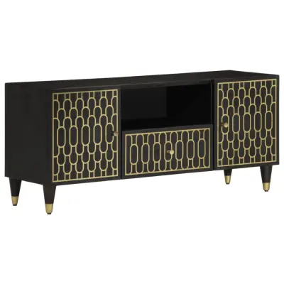 vidaXL TV omarica 105x33x46 cm trden mangov les