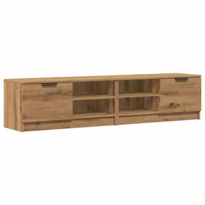 vidaXL TV omarica 2 kosa artisan hrast 80x35x36,5 cm inženirski les