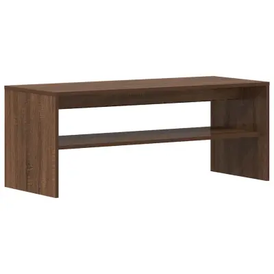 vidaXL TV omarica rjav hrast 100x40x40 cm inženirski les