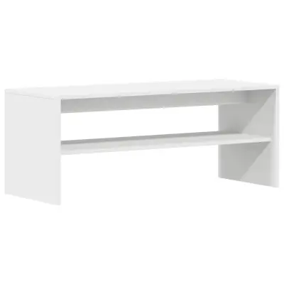 vidaXL TV omarica bela 100x40x40 cm iverna plošča