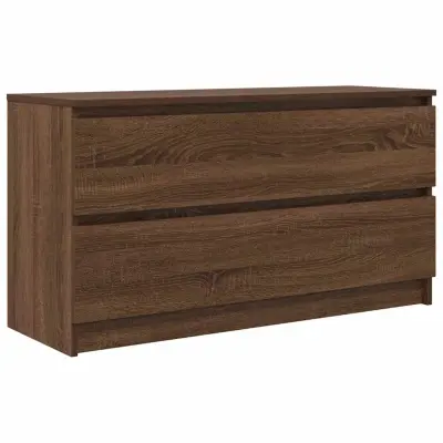 vidaXL TV omarica rjav hrast 100x35x54 cm inženirski les