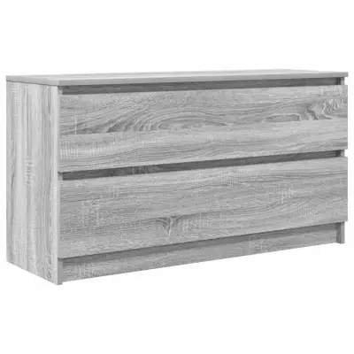 vidaXL TV omarica siva sonoma 100x35x54 cm inženirski les