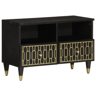 vidaXL TV omarica 70x33x46 cm trden mangov les