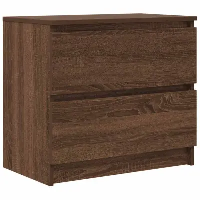 vidaXL TV omarica rjav hrast 60x35x54 cm inženirski les