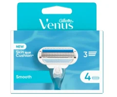 Gillette, Zamenljive kartuše za brivnik Venus Smooth, 4 kosi