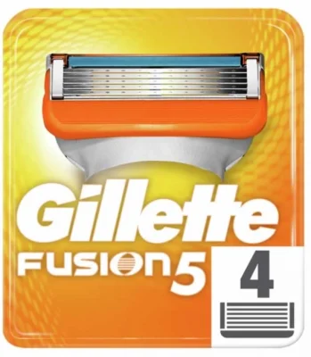 Gillette Fusion 5 - Rezervni vložki za britvice, 4 kosov