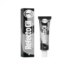 Refectocil Henna za obrvi in trepalnice 1 Pure Black, 15ml