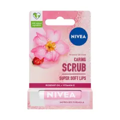 Nivea Negovalni Piling za Ustnice Divja Vrtnica, 4.8g
