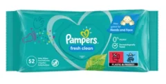 Pampers Fresh Clean Vlažilni Robčki, 52 kosov.
