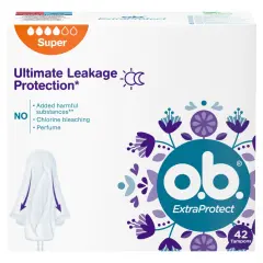 O.B. Super Plus Tamponi s Povečano Zaščito, 42 kom