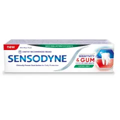 Sensodyne Fluoridna Zobna Pasta za Občutljive Zobe in Dlesni, Meta, 75 ml
