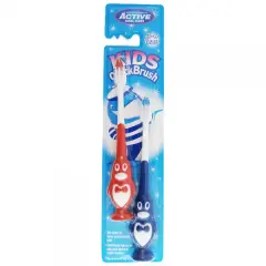 Otroške zobne ščetke Active Oral Care Pingvin, starost 3-6 let, 2 kosa