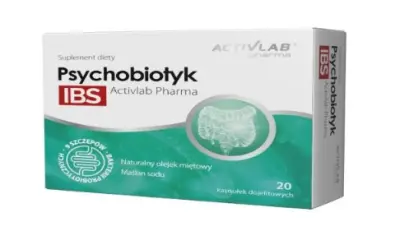 Prehransko dopolnilo za podporo prebavilom - Activlab Pharma Psihobiotik IBSA, 20 kapsul