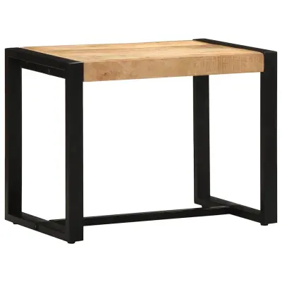 vidaXL klop 60x35x45 cm Masivni neobdelan les Mango