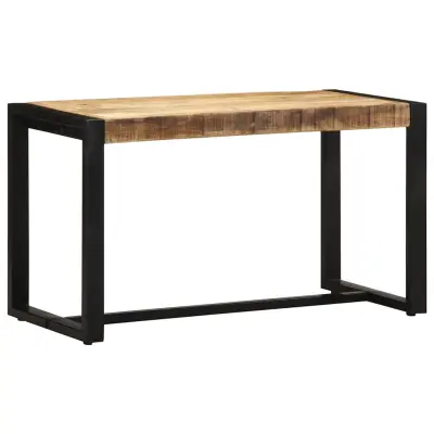 vidaXL klop 80x35x45 cm Masivni neobdelan les Mango