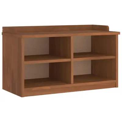 vidaXL klop v preddverju "SANDNES" 87x40x50 cm masivni les bor