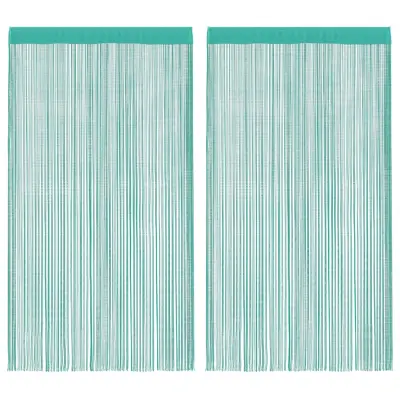 vidaXL Zavese iz nitk 2 kosa 140x250 cm turkizne barve