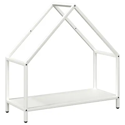 vidaXL Stojalo za drva White 60x25x60 cm Hladno valjano jeklo