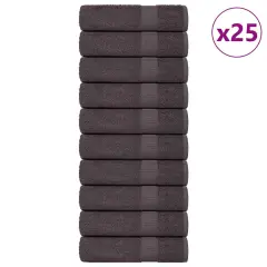 vidaXL Kopalne brisače 25 kos FROGN antracit 100x150 cm 100% bombaž