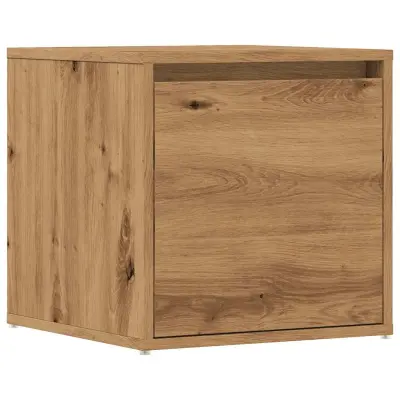vidaXL Predalnik artisan hrast 40,5x40x40 cm inženirski les