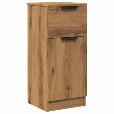 vidaXL Komoda artisian hrast 30x30x70 cm konstruiran les