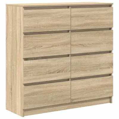 vidaXL Komoda sonoma hrast 100x35x99 cm inženirski les