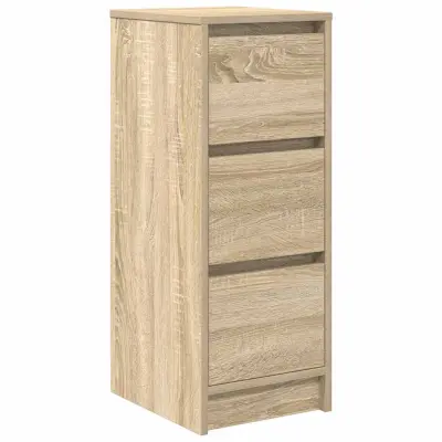 vidaXL Komoda sonoma hrast 29,5x34x76 cm inženirski les