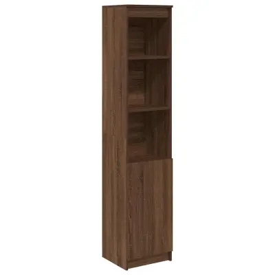vidaXL Visoka omara rjavi hrast 37,5x35x180 cm inženirski les