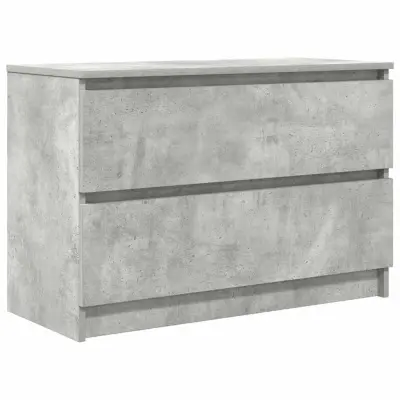 vidaXL TV omarica betonsko siva 80x35x54 cm inženirski les
