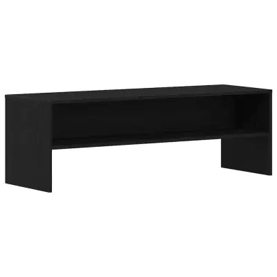 vidaXL TV omarica Črni hrast 120x40x40 cm Izoblikovan les
