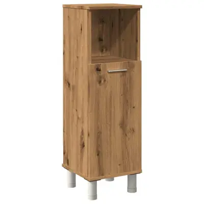 vidaXL Kopalniška omarica Artisan Oak 30x30x95 cm Inženirski les