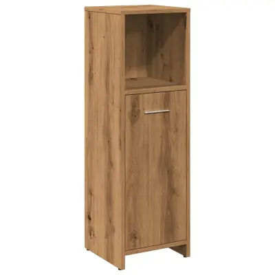 vidaXL Kopalniška omarica Artisan Oak 30x30x95 cm Inženirski les