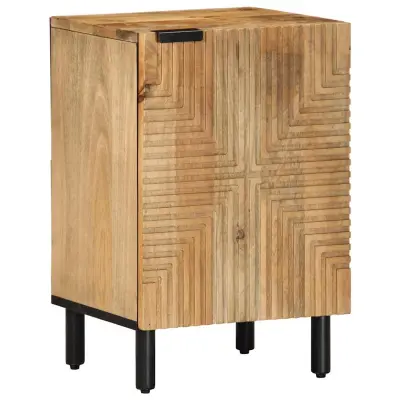 vidaXL Kopalniška omarica Brown 38x33,5x58 cm Masivni les Mango